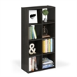 Furinno PELLI CUBIC Storage Cabinet in 4x2 in Espresso