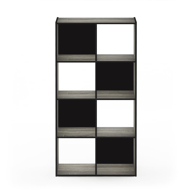 Furinno PELLI CUBIC Storage Cabinet in 4x2 in French Oak