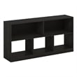 Furinno DALY 5-Cube 2 Tier Bookshelf Organizer 47 Width in Espresso