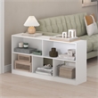 Furinno DALY 5-Cube 2 Tier Bookshelf Organizer 47 Width in White