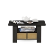 Furinno ANDREY Coffee Table with Bin Drawer in Dark Espresso