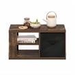 Furinno VIOLA Coffee Table with Storage Bin in Amber Pine
