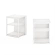 Furinno CAMNUS End Table in Set of 2 Solid White