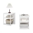 Furinno CAMNUS End Table in Set of 2 Solid White