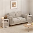 Furinno CAMNUS End Table in Set of 2 Solid White