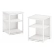 Furinno CAMNUS End Table in Set of 2 Solid White