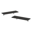 Furinno ROSSI 23-Inch Wall Mounted Floating Shelves in Espresso Set of 2