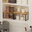 Furinno Ravel Stackable Kitchen Counter Shelves in Set of 2 Beech