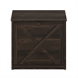 Furinno PELI Small Cat Litter Box Enclosure with Single Door in Ebony