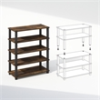 Furinno TURN-S-TUBE 3-Tier Stackable Shoe Rack in Amber Pine Set of 2