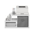 Furinno VIOLA Multipurpose Shelf in with Bin in White