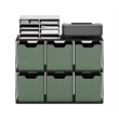 Furinno Rata 3 x 2 Flat Base Shelf Display Rack in Americano