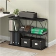 Furinno Rata 3 x 2 Flat Base Shelf Display Rack in Americano
