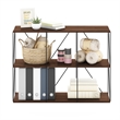 Furinno Rata 3 x 2 Flat Base Shelf Display Rack in Columbia Walnut