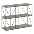 Furinno Rata 3 x 2 Flat Base Shelf Display Rack in French Oak Grey