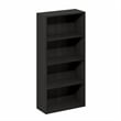 Furinno BASIC 4-Tier Open Shelf Bookcase 7 x 17 x 35inches in Espresso