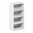 Furinno BASIC 4-Tier Open Shelf Bookcase 11 x 17 x 35inches in White