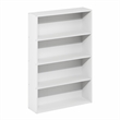 Furinno BASIC 4-Tier Open Shelf Bookcase 6 x 24 x 35inches in White