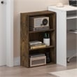 Furinno BASIC 3-Tier Open Shelf Bookcase 7 x 17 x 26inches in Amber Pine