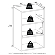 Furinno BASIC 3-Tier Open Shelf 11 x 17 x 26inches in Amber Pine