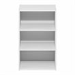 Furinno BASIC 3-Tier Open Shelf Bookcase 11 x 17 x 26inches in White