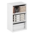 Furinno BASIC 3-Tier Open Shelf Bookcase 11 x 17 x 26inches in White