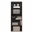 Furinno BASIC 5-Tier Open Shelf Bookcase  7 x 17 x 44inches in Espresso
