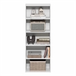 Furinno BASIC 5-Tier Open Shelf Bookcase  7 x 17 x 44inches in White