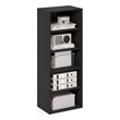 Furinno BASIC 5-Tier Open Shelf Bookcase  11 x 17 x 4inches4 in Espresso