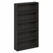 Furinno BASIC 5-Tier Open Shelf Bookcase  7 x 24 x 44inches in Espresso