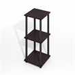 Furinno SIMPLISTIC End Table in Set of Two in Dark Mocha