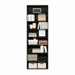 Furinno BASIC 8-Tier Open Bookcase Storage Organizer 12 x 24 x 71 in Espresso