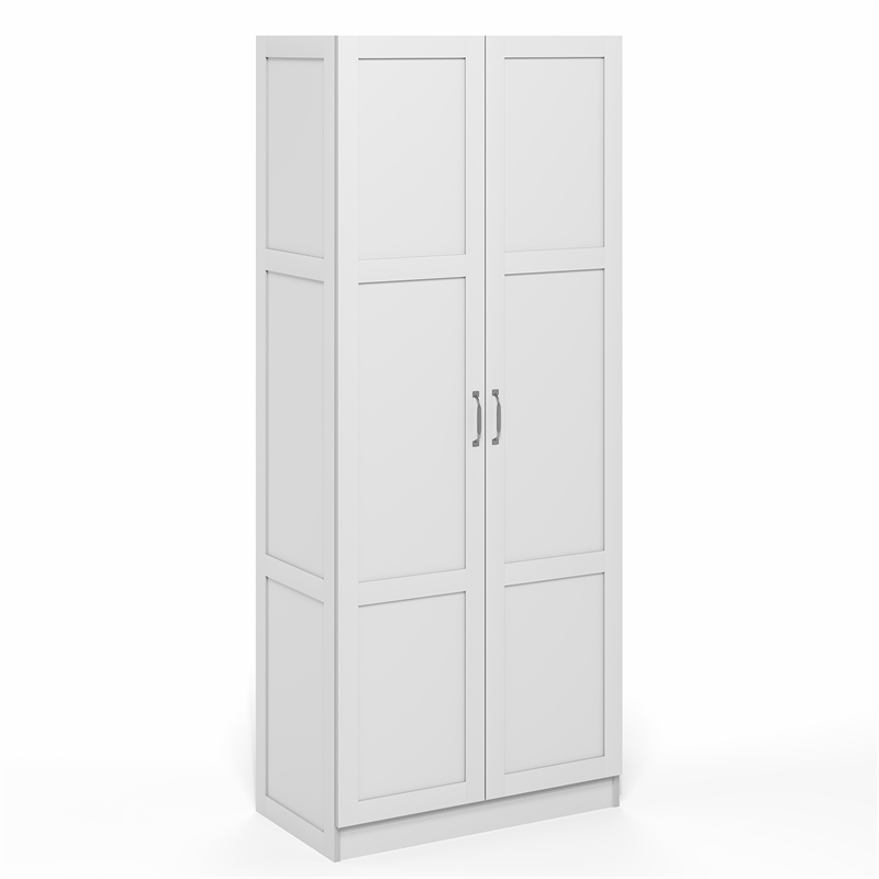 Furinno Robin Storage Kitchen Cabinet with 2 Doors 30W in White