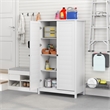 Furinno Robin Storage Kitchen Cabinet with 2 Doors 60H in White