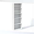 Furinno GEHRY 5-Tier Media Storage with AdJUSTable Shelves in White