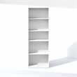Furinno GEHRY 5-Tier Media Storage with AdJUSTable Shelves in White