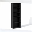 Furinno GEHRY 5-Tier Media Storage with AdJUSTable Shelves in Blackwood