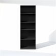 Furinno GEHRY 5-Tier Media Storage with AdJUSTable Shelves in Blackwood