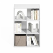 Furinno PELLI CUBIC Storage Cabinet in 3x2 in Plain White