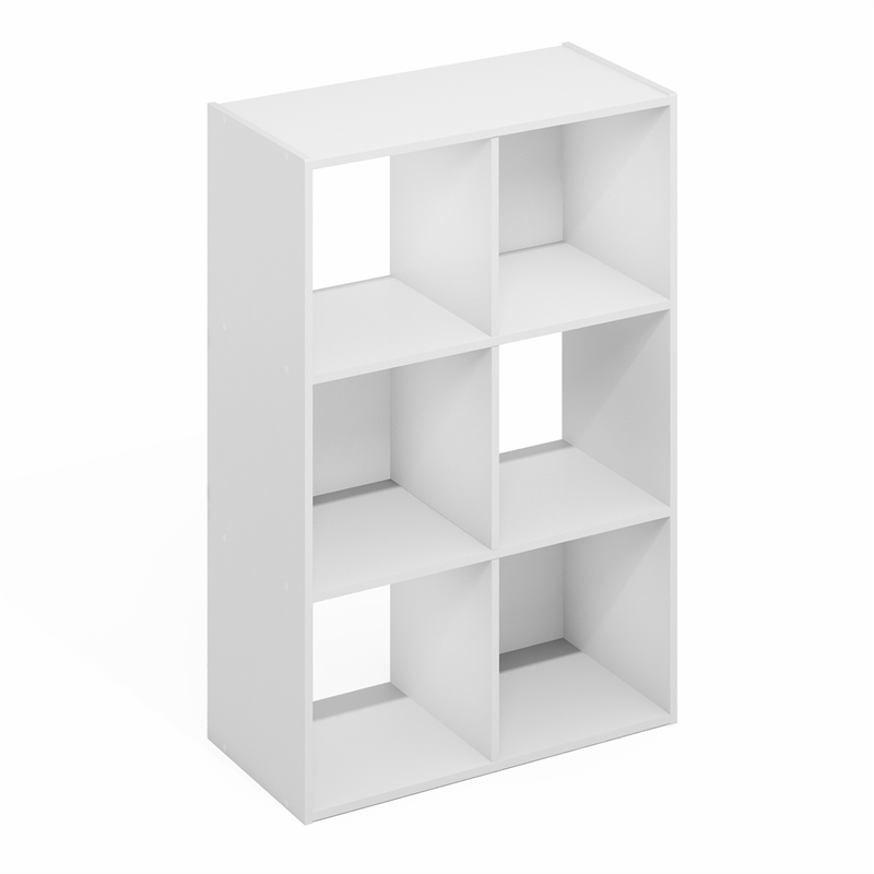 Furinno PELLI CUBIC Storage Cabinet in 3x2 in Plain White