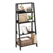 Furinno LADDER 5-Tier Ladder Display Storage Shelves in Black Espresso