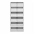 Furinno BASIC 12-Cube Bookshelf in Cube Storage Organizer in Plain White