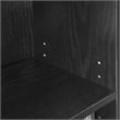 Furinno JAYA Set of 2 5-Tier Bookshelf with AdJUSTable Shelf in Black