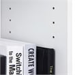 Furinno JAYA Set of 2 5-Tier Bookshelf with AdJUSTable Shelf in White