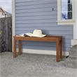 Furinno TIOMAN Outdoor Bench with Backless in Light Wood