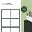 Furinno CUBICLE 8-Cube Thick Frame Reversible Open Back Bookcase Sage Green