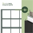 Furinno CUBICLE 12-Cube Thick Frame Reversible Open Back Bookcase Sage Green