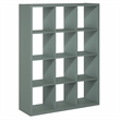 Furinno CUBICLE 12-Cube Thick Frame Reversible Open Back Bookcase Sage Green