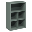 Furinno CUBICLE 5-Cube Thick Frame Reversible Closed Back Bookcase Sage Green
