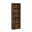 Furinno JAYA 5-Tier Bookshelf with AdJUSTable Shelves in Amber Oak
